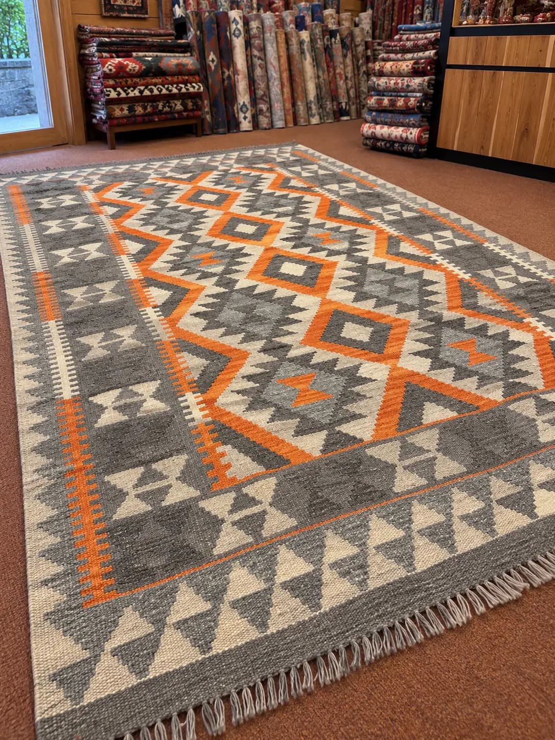 Afghan Kilim Geomatric