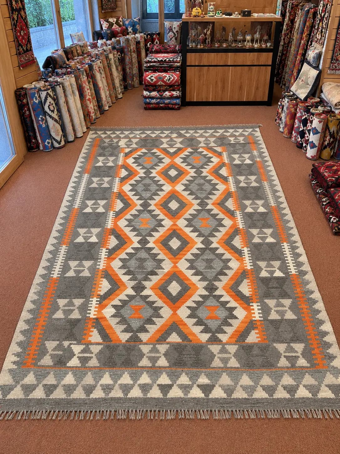Afghan Kilim Geomatric