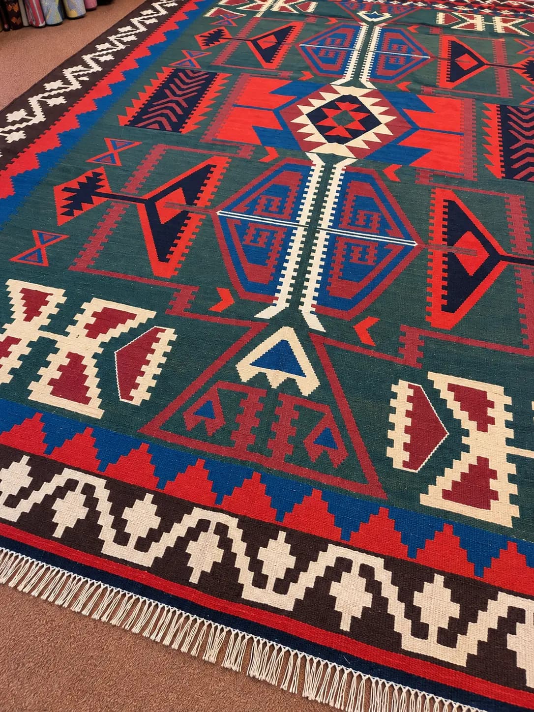 Afghan Kilim Geomatric